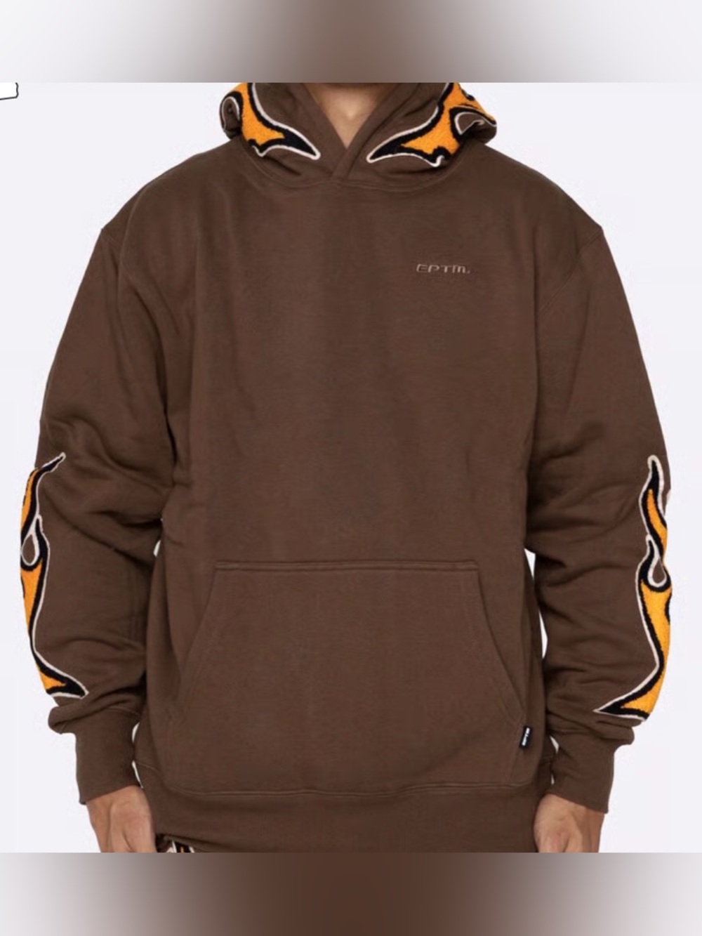 EPTM/FLAME HOODIE ”BROWN”